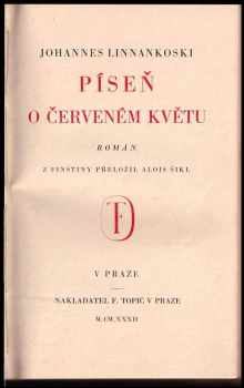 Johannes Linnankoski: Píseň o červeném květu