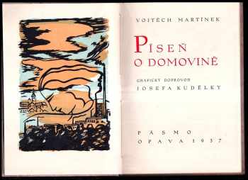 Vojtěch Martínek: Píseň o domovině