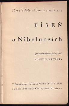 Píseň o Nibelunzích