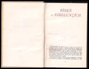 Píseň o Nibelunzích ; Přel. Jindřich Pokorný
