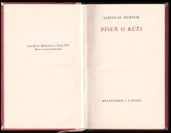 Jaroslav Durych: Píseň o růži