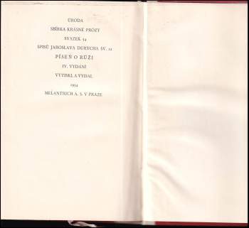 Jaroslav Durych: Píseň o růži