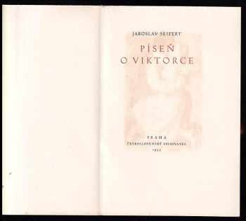 Jaroslav Seifert: Píseň o Viktorce