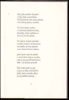 Jaroslav Seifert: Píseň o Viktorce