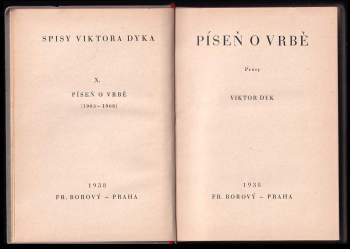 Viktor Dyk: Píseň o vrbě