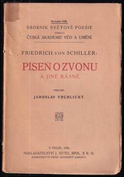 Friedrich Schiller: Píseň o zvonu a jiné básně