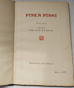 Vladislav Röhling: Píseň písní
