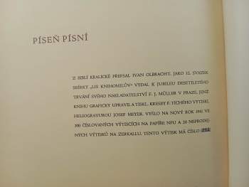 František Tichý: Píseň písní