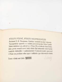Píseň písní, píseň nejpřednější