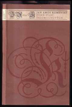 Jan Amos Komenský: Píseň písní Šalomounových : 1659