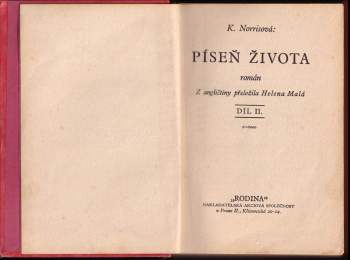 Kathleen Thompson Norris: Píseň života