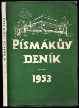 Písmákův deník na rok 1953