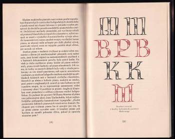 Oldřich Menhart: Písmařství a typografie