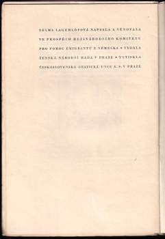 Selma Lagerlöf: Písmo na zemi