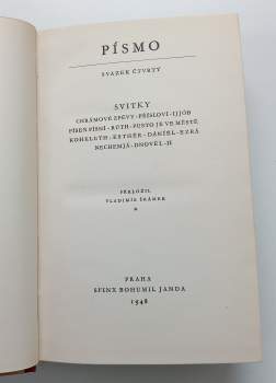 Písmo - písmo první až čtvrtý, KOMPLET