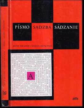 Písmo, sadzba, sádzanie