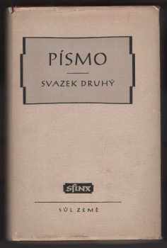 Písmo svazek druhý