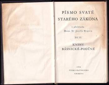 Písmo svaté Starého Zákona