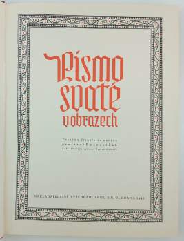 Emanuel Žák: Písmo svaté v obrazech. S 238 nádhernými rytinami Nazarénské školy