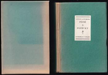 Gustav A Svoboda: Písně a popěvky PODPIS GUSTAV A. SVOBODA