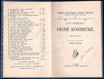 Jan Neruda: Písně kosmické