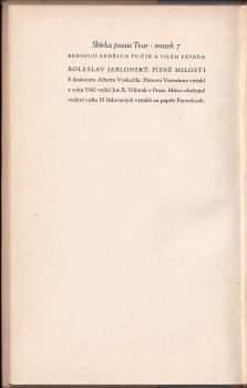 Boleslav Jablonský: Písně milosti