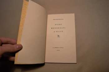 Bohumil Mathesius: Písně moudrosti a dálek