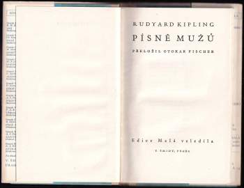 Rudyard Kipling: Písně mužů