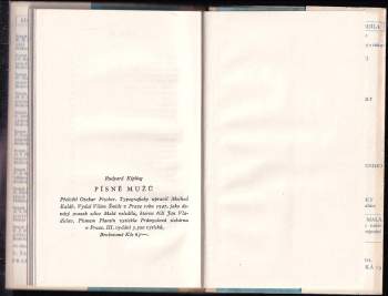 Rudyard Kipling: Písně mužů