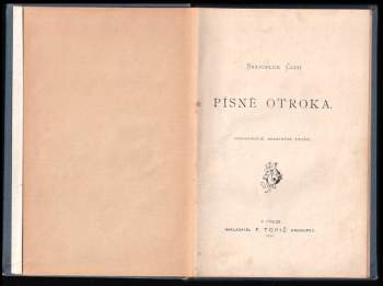 Svatopluk Čech: Písně otroka