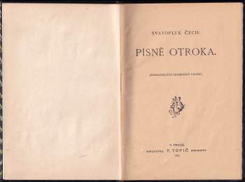 Svatopluk Čech: Písně otroka