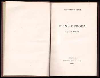 Svatopluk Čech: Písně otroka