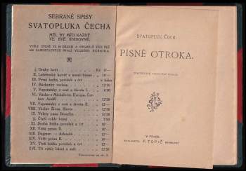 Svatopluk Čech: Písně otroka
