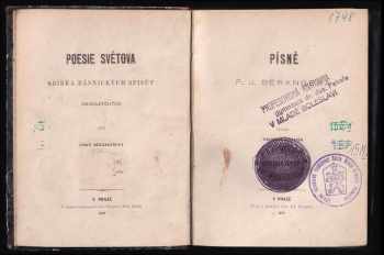 Pierre Jean de Béranger: Písně P.J. Berangera