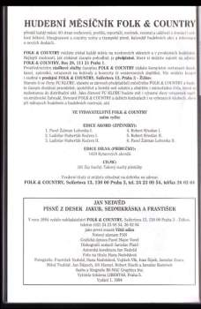 Jan Nedvěd: Písně z desek Jakub, Sedmikráska a František