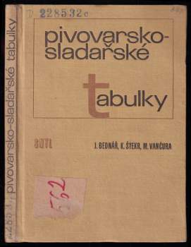 Pivovarsko-sladařské tabulky