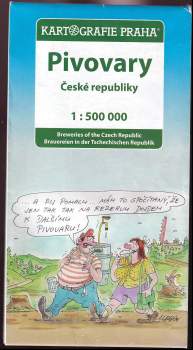 Petr Novotný: Pivovary České republiky: mapa + sešit 1:500 000