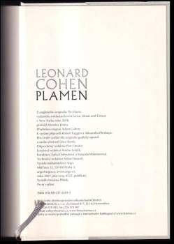 Leonard Cohen: Plamen