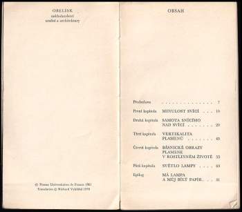 Gaston Bachelard: Plamen svíce