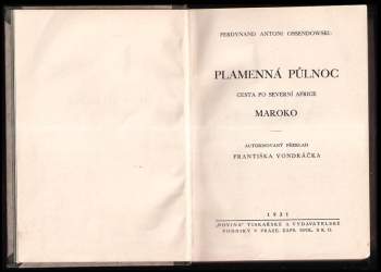 Ferdynand Antoni Ossendowski: Plamenná půlnoc