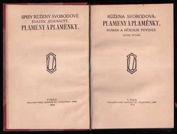 Růžena Svobodová: Plameny a plaménky
