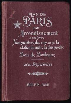 Plan de Paris par Arrondissement.