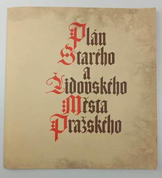 Plán Starého a Židovského města pražského