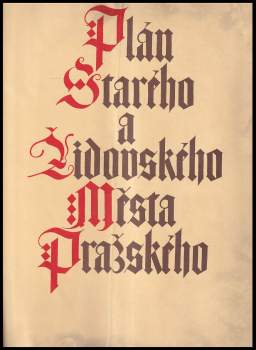 Plán Starého a Židovského města pražského