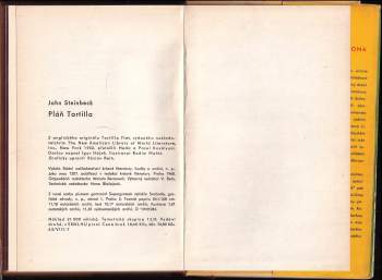 John Steinbeck: Pláň Tortilla