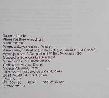 Plané rostliny v kuchyni