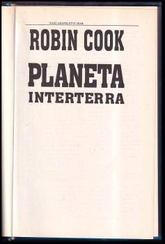 Robin Cook: Planeta Interterra