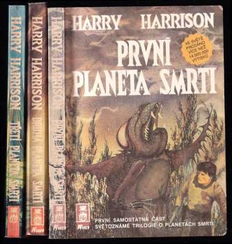 Planety smrti 1 - 3 KOMPLETNÍ TRILOGIE - První planeta smrti + Druhá planeta smrti + Třetí planeta smrti : Díl 1-3 - Harry Harrison, Harry Harrison, Harry Harrison, Harry Harrison (1991, AF 167) - ID: 807341