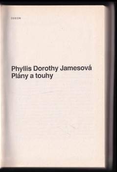 P. D James: Plány a touhy