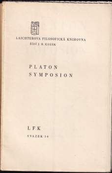 Platón: Platon Symposion